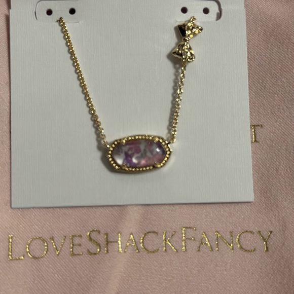 Authentic NWT Kendra Scott x Love Shack Fancy Elisa necklace in Sunny Meadow - Picture 4 of 6